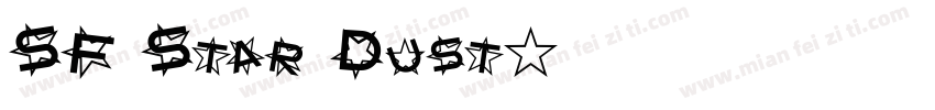SF Star Dust字体转换